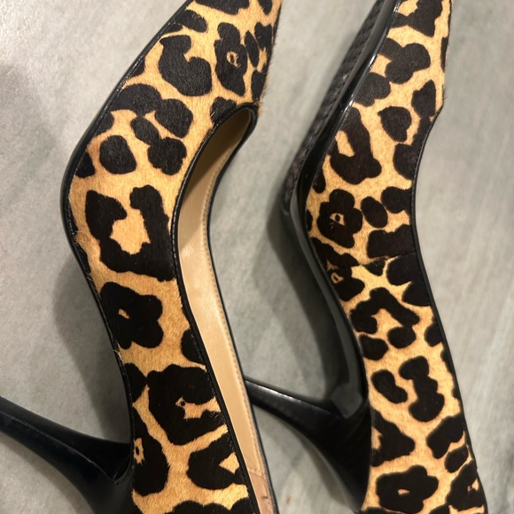 Michael Kors Black and Tan Leopard Heels - Picture 10 of 10